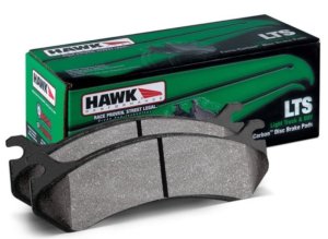 Jeep Wrangler Rubicon Brake Pads - Front - Hawk Performance - LTS Light Truck and SUV Compound - `18-`27
